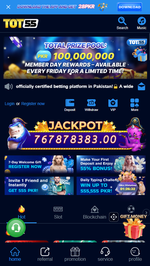 TOT55 App